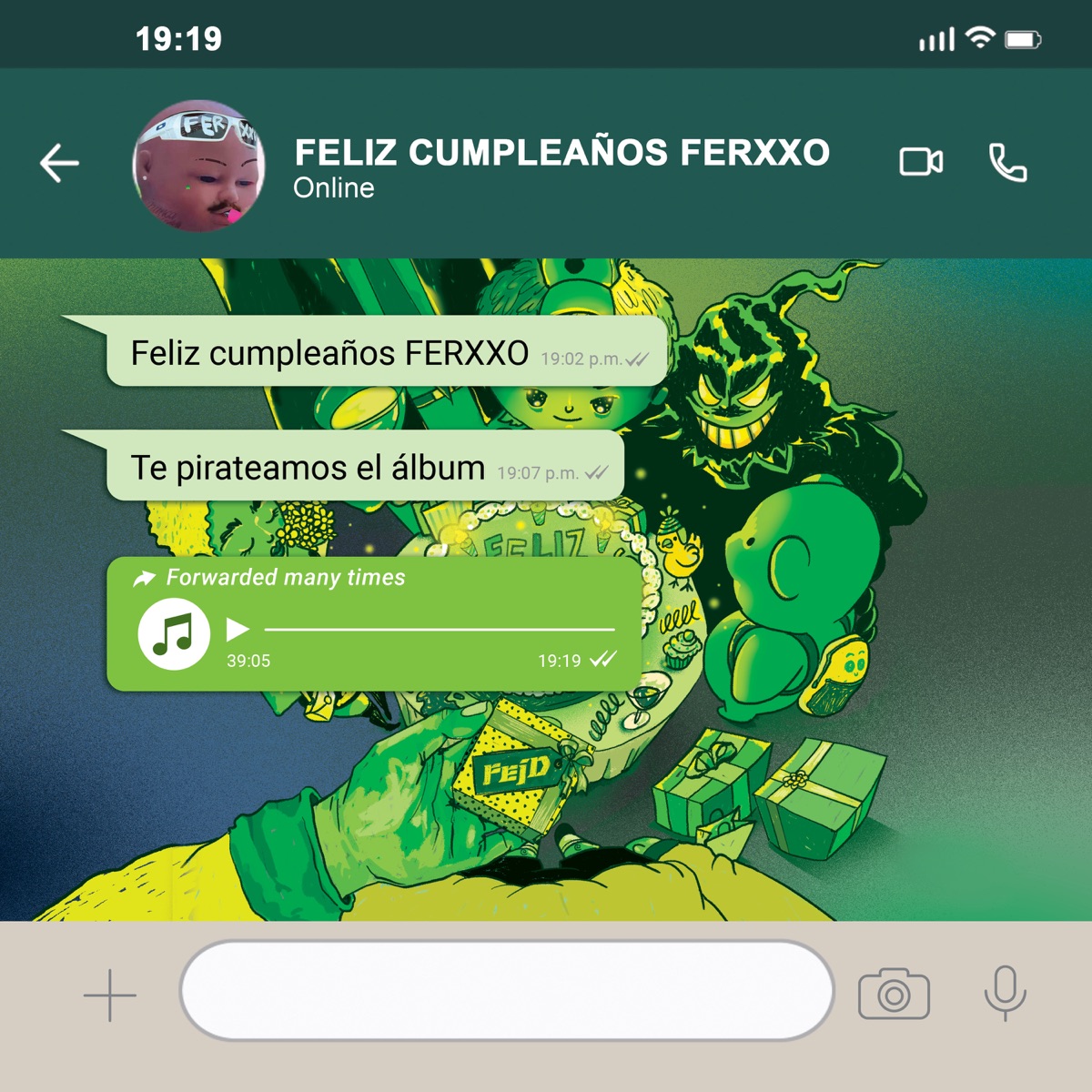 FELIZ CUMPLEAÑOS FERXXO TE PIRATEAMOS EL ÁLBUM by Feid album cover