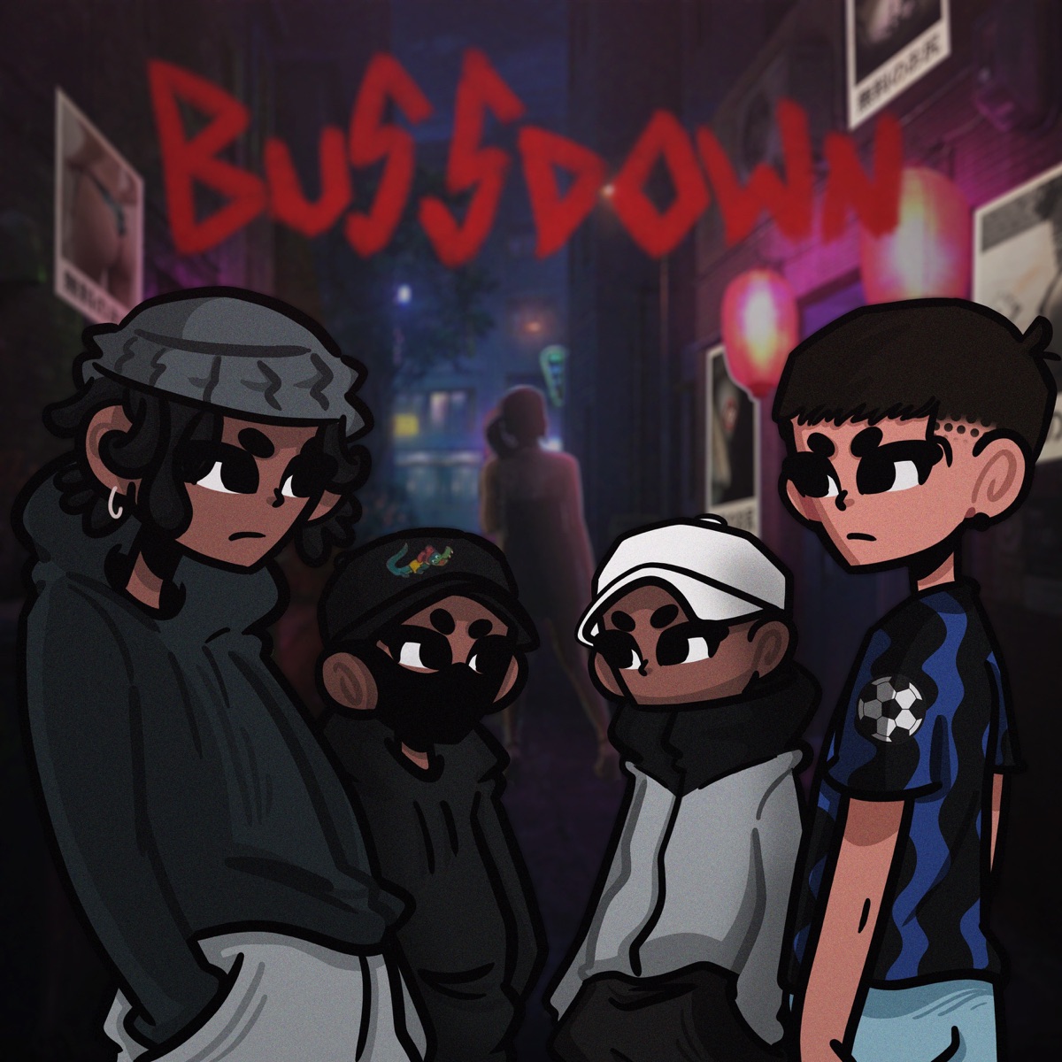 Bussdown (feat. Uxie Kid, Neto, Shiid & shots!) - Single by bJayy album cover