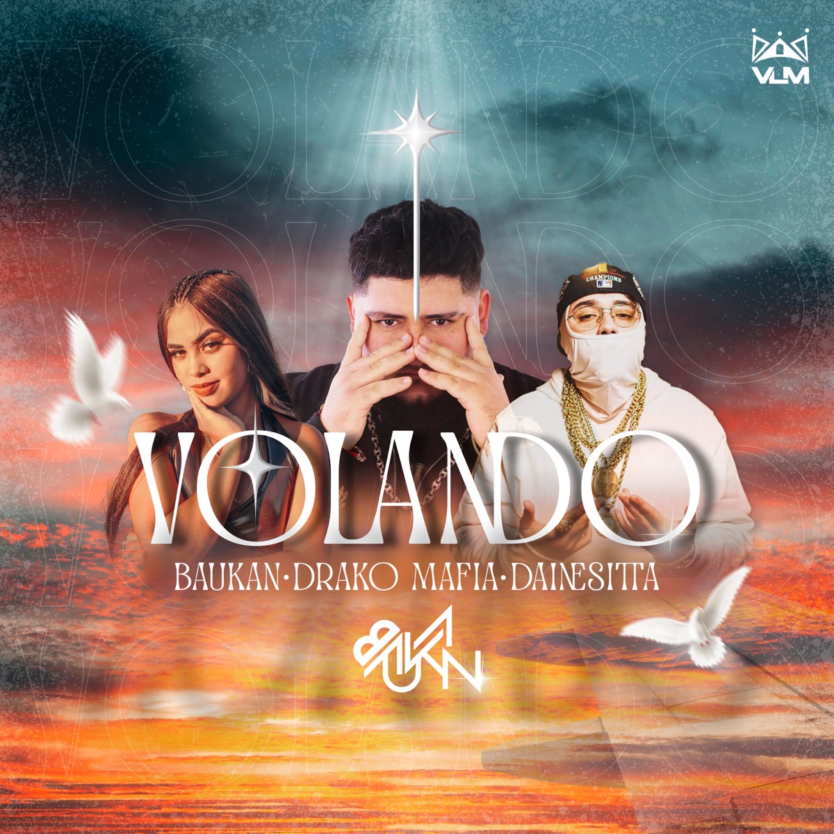 Volando - Single by Baukan, Drakomafia & Dainesitta album cover