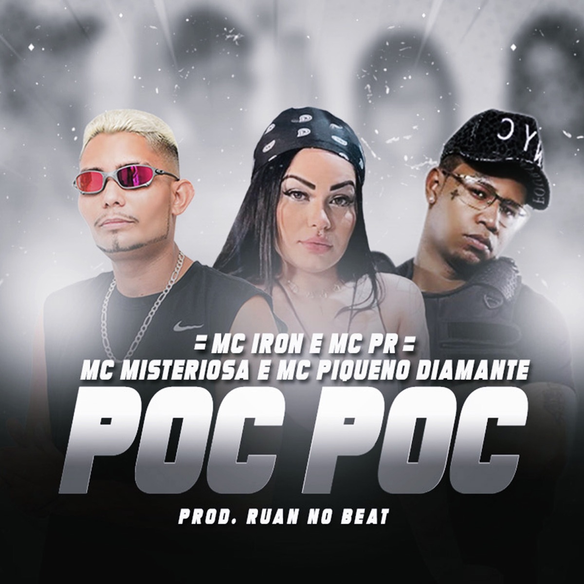 Poc Poc (feat. MC Pr, mc pequeno diamente & Mc Misteriosa) - Single by Mc Iron album cover