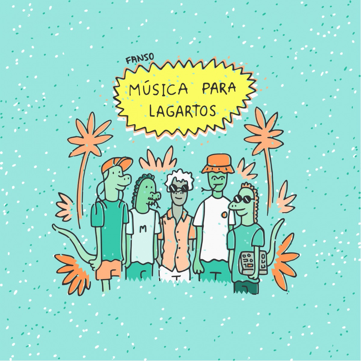 Música para Lagartos (feat. Made in M & Juan Rios) by Cráneo & Lasser album cover