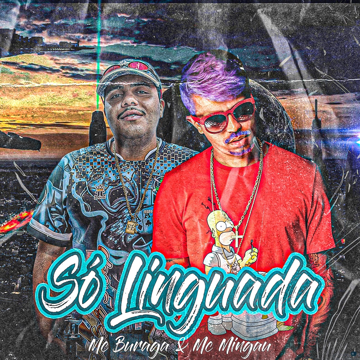 Só Linguada (feat. MC Buraga) - Single by Mc Mingau album cover