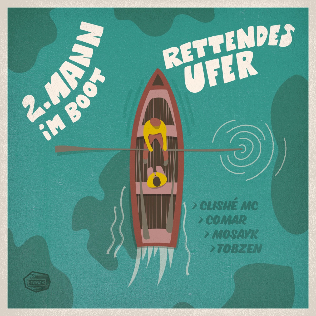 2. Mann im Boot / Rettendes Ufer (feat. MOSAYK) - Single by Clishé Mc, Comar & Tobzen album cover