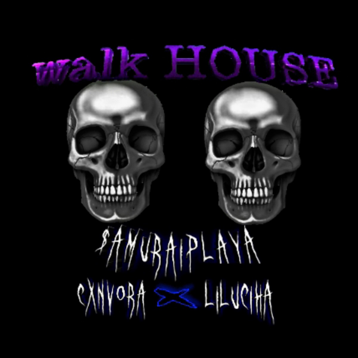 Walk House (Collab) - Single by Cxnvora, $AMURAIplaya & Lil Uciha album cover