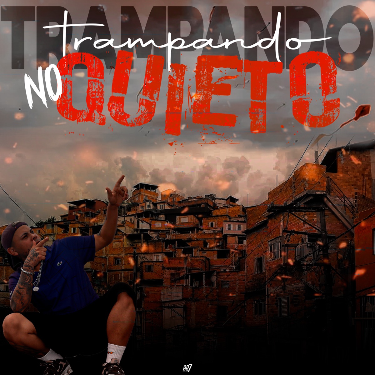 Trampando no Quieto - Single by Mc DL & DJ MOLINA OFC album cover