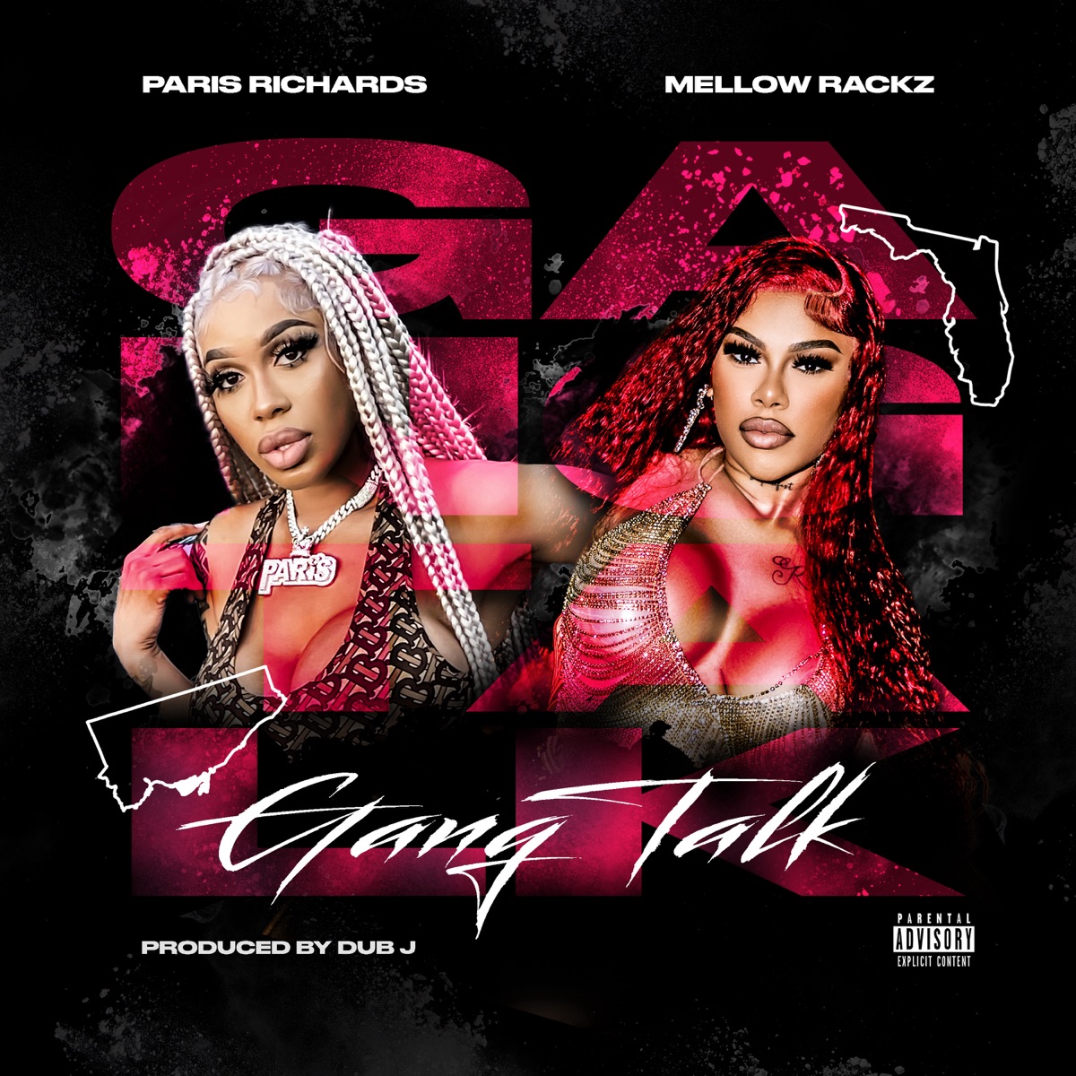 Gang Talk - Single by Paris Richards, Mellow Rackz & Dub J album cover