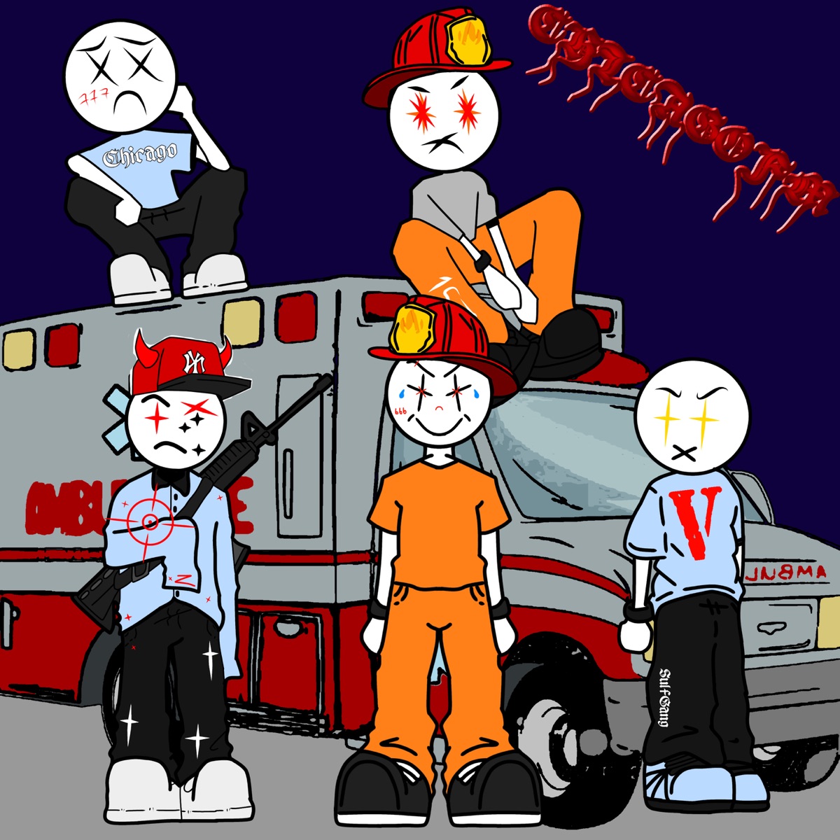Chicago F M - Single by Felpzsantoz, casnog & Jotave666x album cover