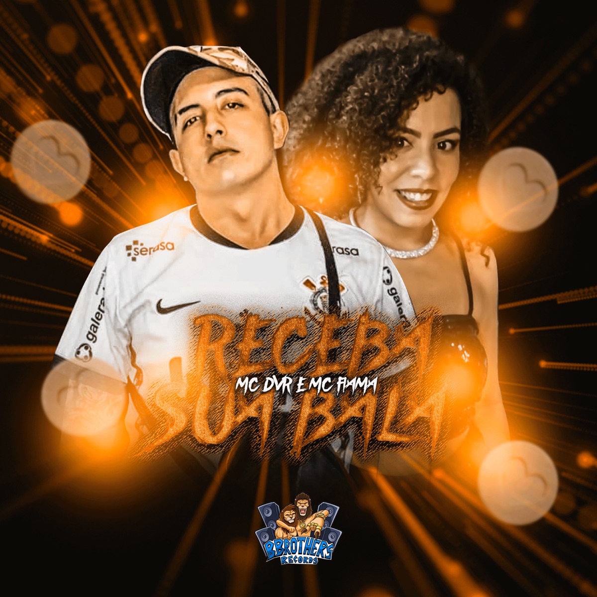 Receba Sua Bala - Single by Mc DVR & MC FIAMA album cover