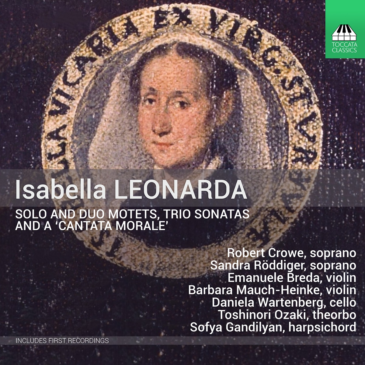 Isabella Leonarda: Motets & Sonatas by Robert Crowe & Sandra Röddiger album cover