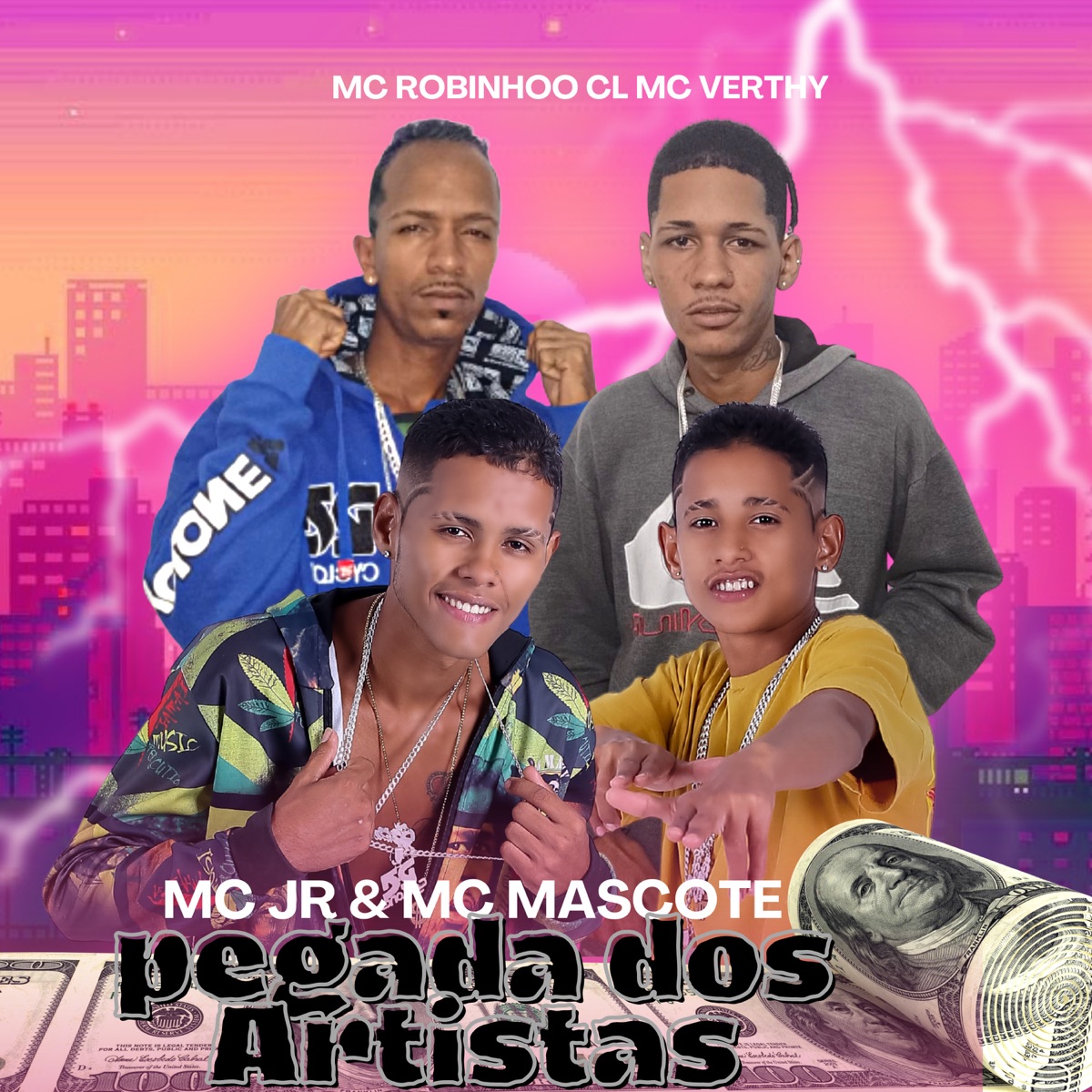 Pegada dos Artista - Single by MC Mascote, MC JR, MC Robinhoo CL & MC VERTHY album cover
