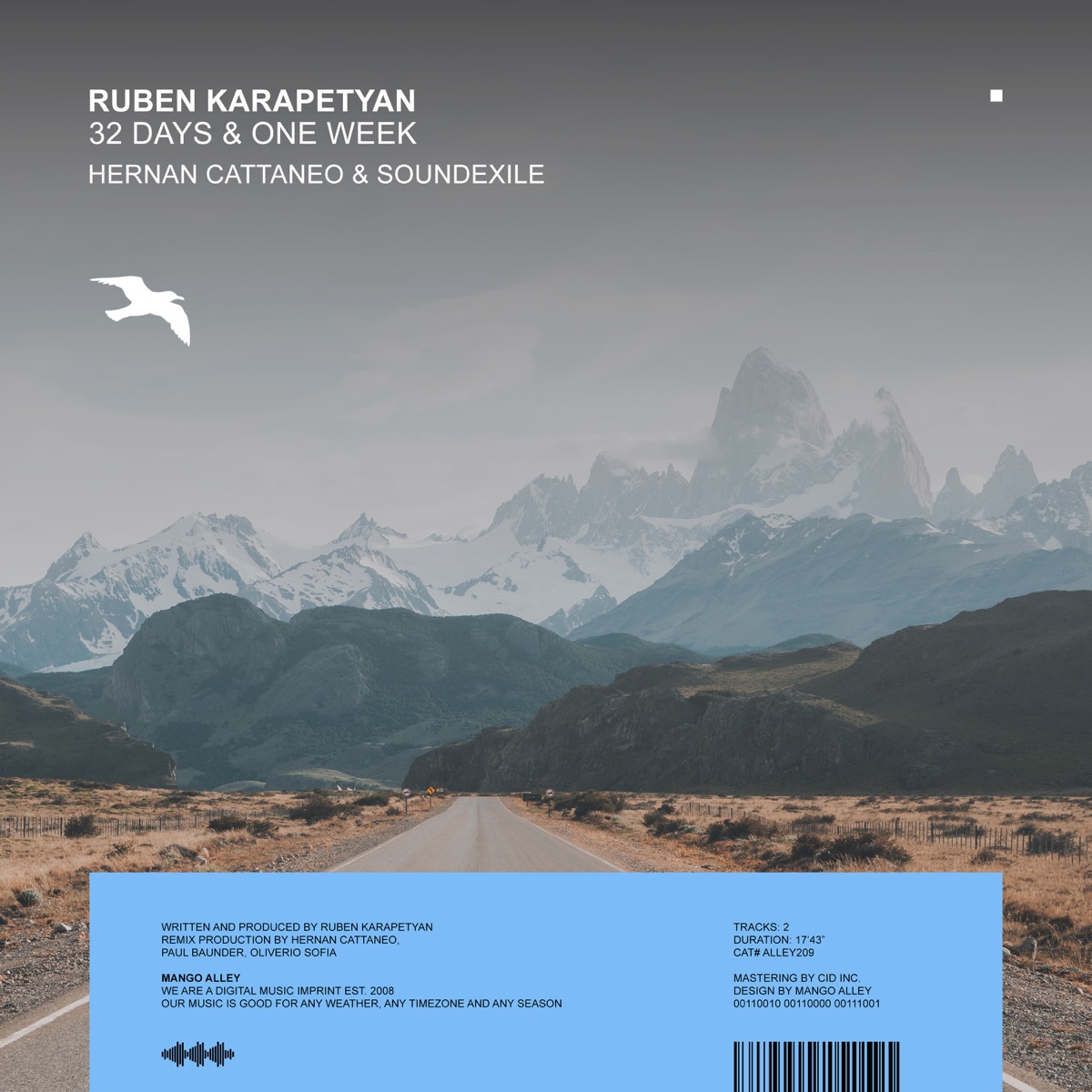 32 Days & One Week - Single by Ruben Karapetyan, Hernán Cattáneo & Soundexile album cover