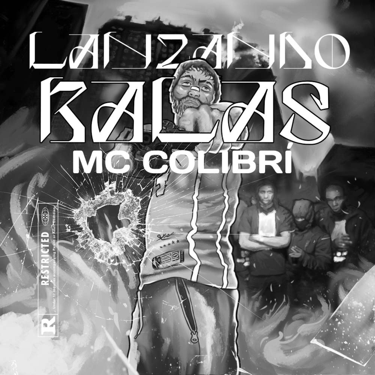 Lanzando Balas - Single by Mc Colibrí album cover