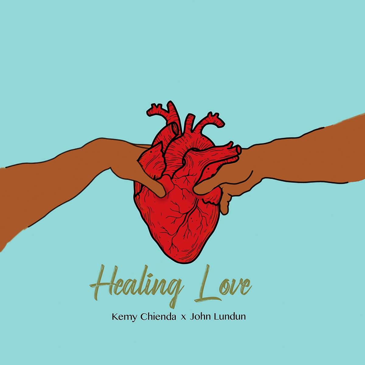 Healing Love - Single by Kemy Chienda & John Lundun album cover