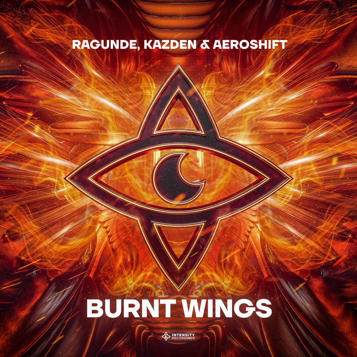 Burnt Wings - Single by Ragunde, Kazden & Aeroshift album cover