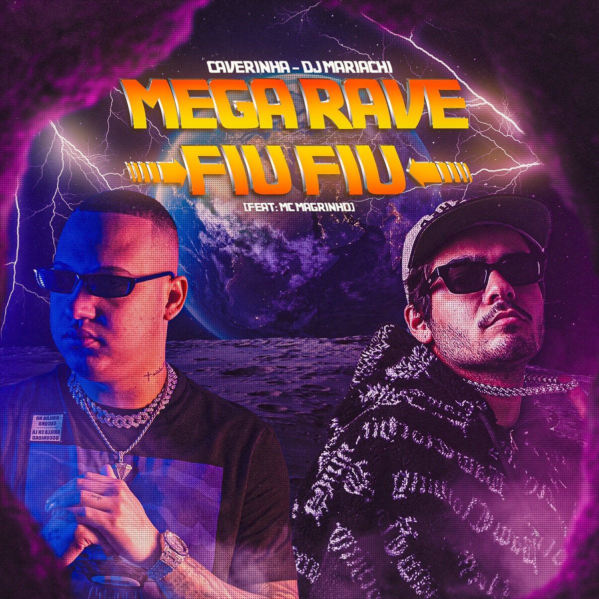 Mega Rave Fiu Fiu (feat. Mc Magrinho) - Single by Caverinha & DJ Mariachi album cover