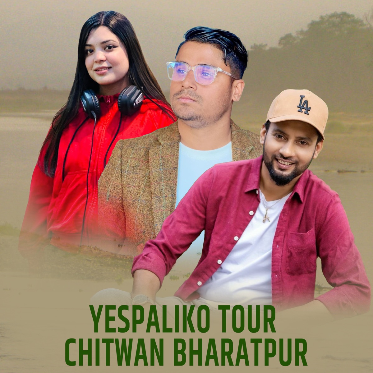 YESPALIKO TOUR CHITWAN BHARATPUR (Freestyle) [feat. Samikshya Adhikari & CD Vijaya Adhikari] - Single by Arjun Pokharel album cover