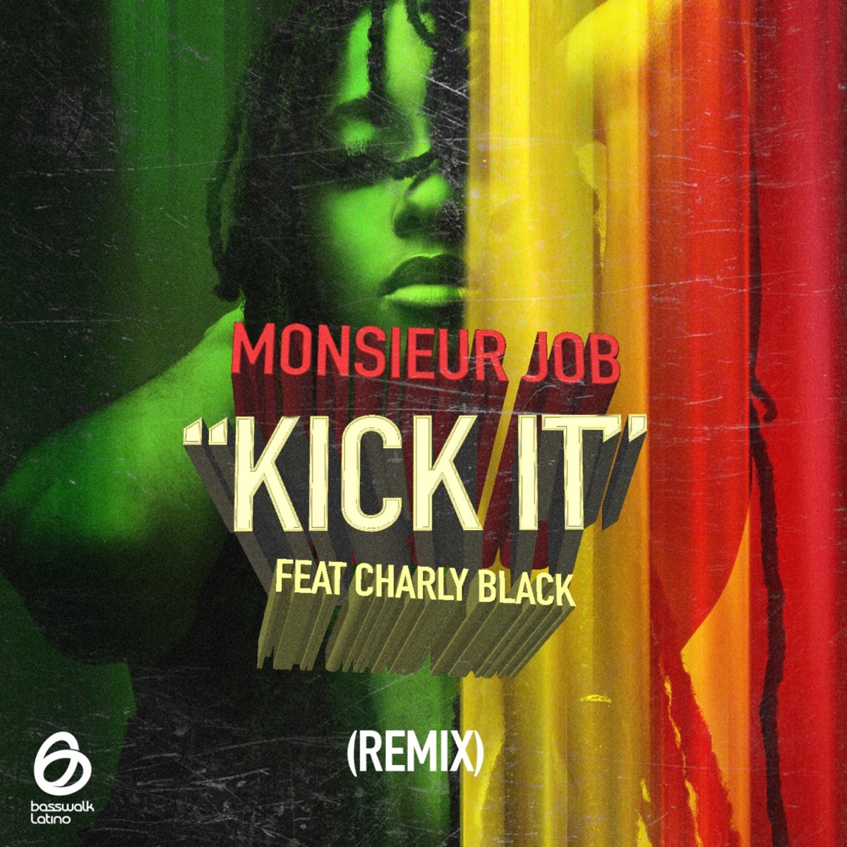 Kick It (Remix) [feat. Charly Black] - Single by Monsieur Job album cover