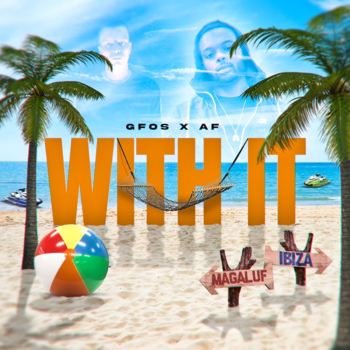 With it (feat. A.F) - Single by gfos album cover