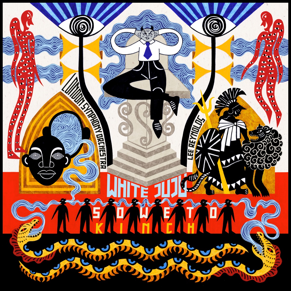 White Juju (Live) [feat. Rick Simpson, Nick Jurd & Gregory Hutchinson] by Soweto Kinch, London Symphony Orchestra & Lee Reynolds album cover