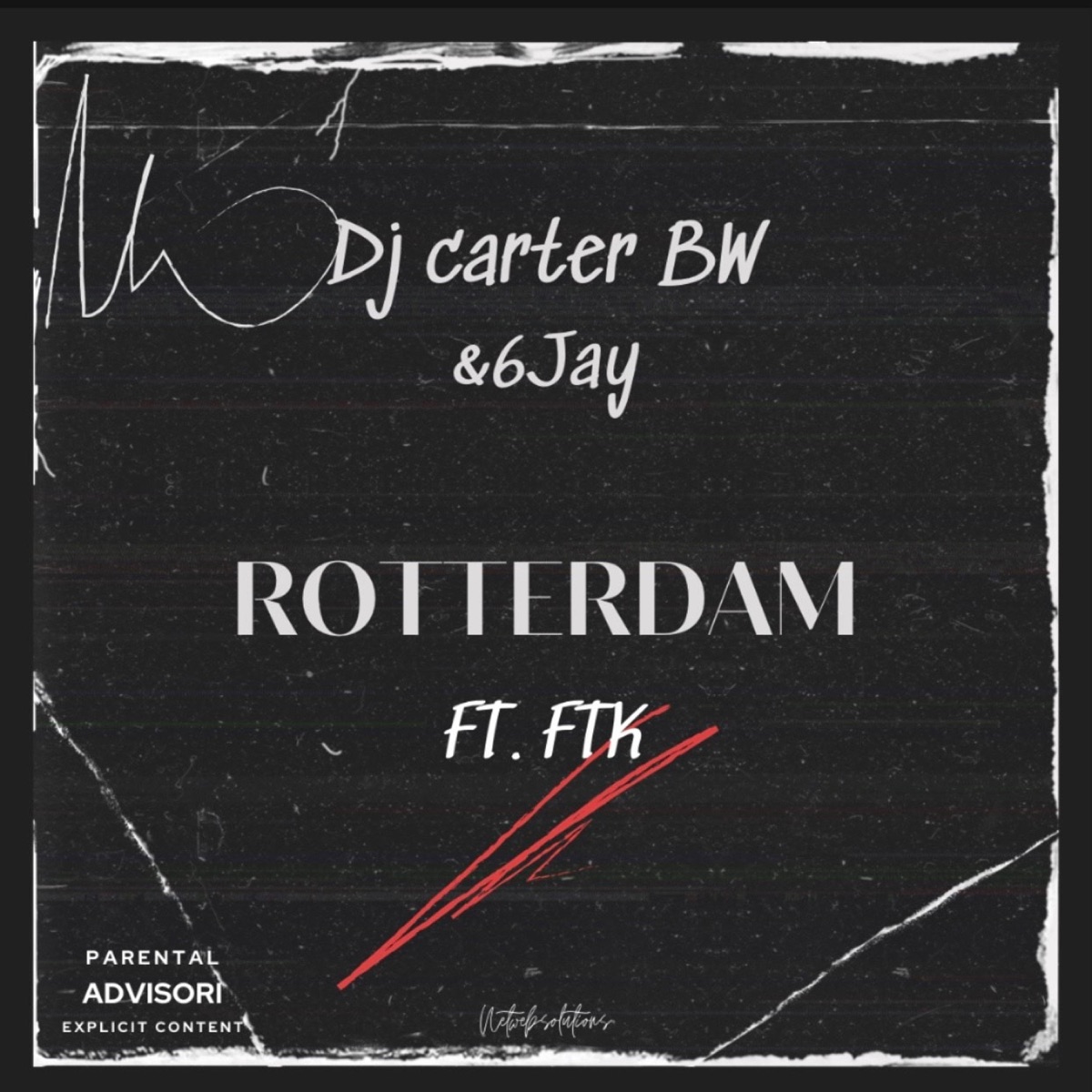 rotterdam (feat. 6jay & FTK) - Single by DJ Carter BW album cover