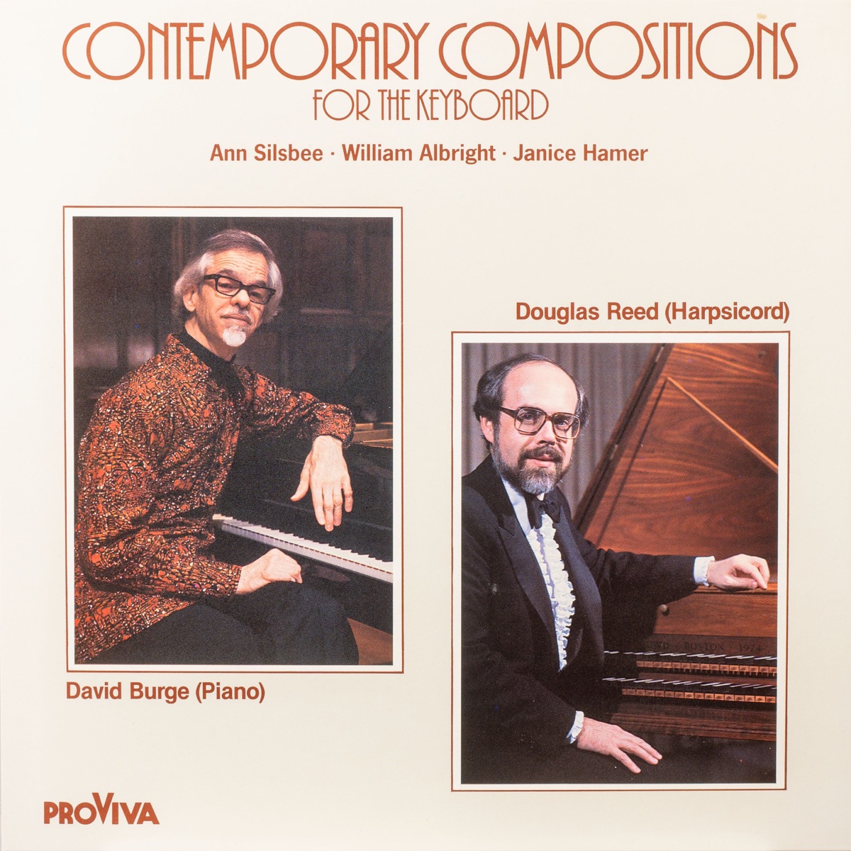 Contemporary Compositions for the Keyboard (2024 Remastered Version) by David Burge & Douglas Reed album cover