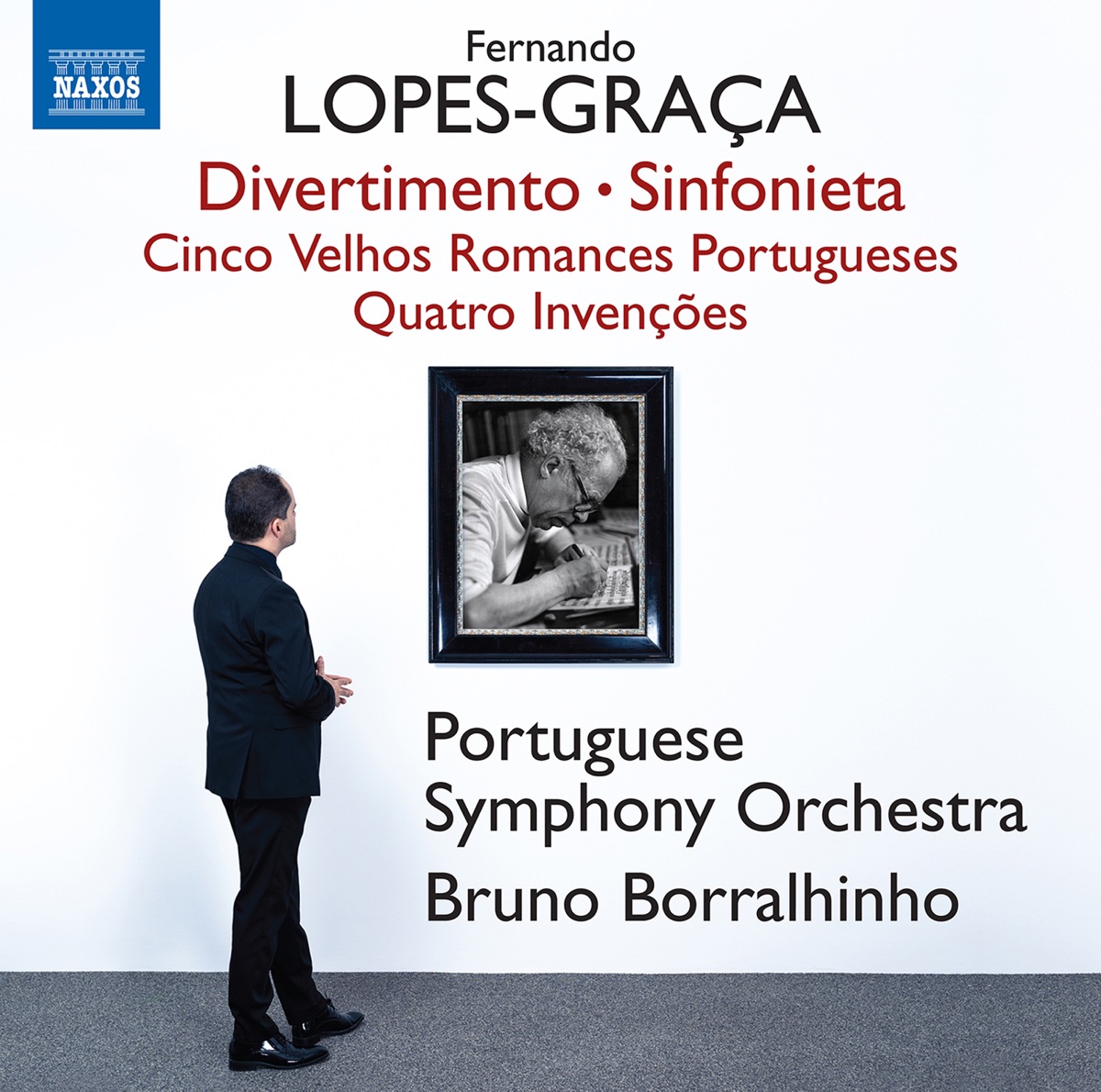 Lopes-Graça: Divertimento, Op. 107, Sinfonieta, Op. 220, 5 Velhos romances Portugueses, Op. 98 & 4 Invenções, Op. 148 by Portuguese Symphony Orchestra & Bruno Borralhinho album cover