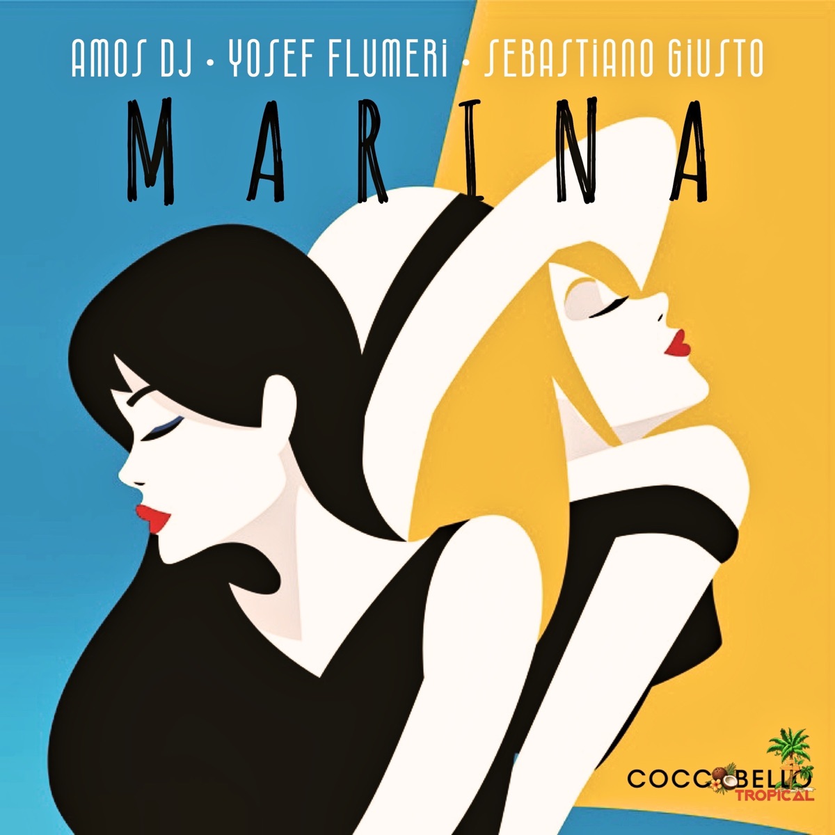 Marina - Single by Amos DJ, Sebastiano Giusto & Yosef Flumeri album cover