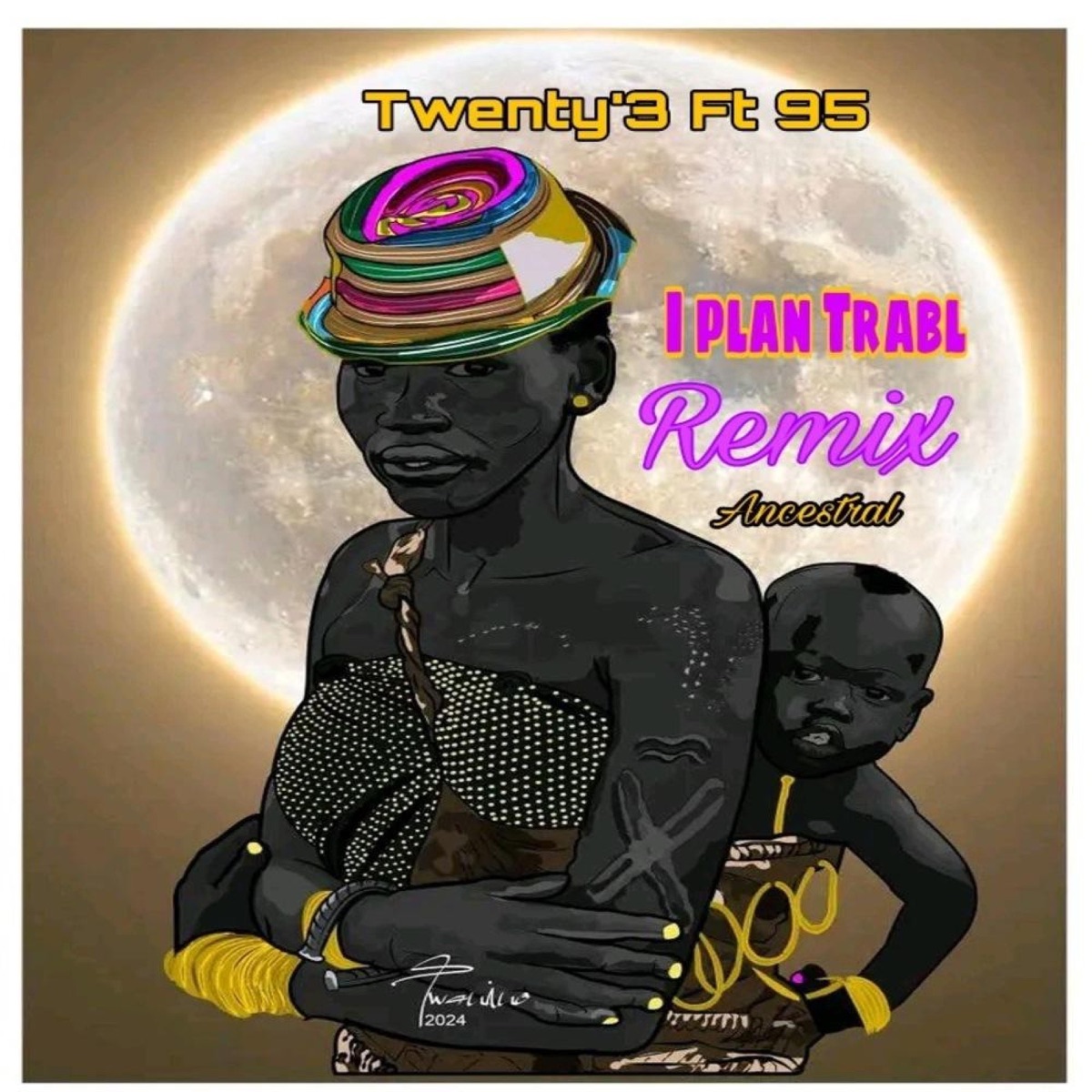 I'plan Ancestral Trabl (feat. Lui cafe 95) - Single by Twentythree Mabambalon album cover