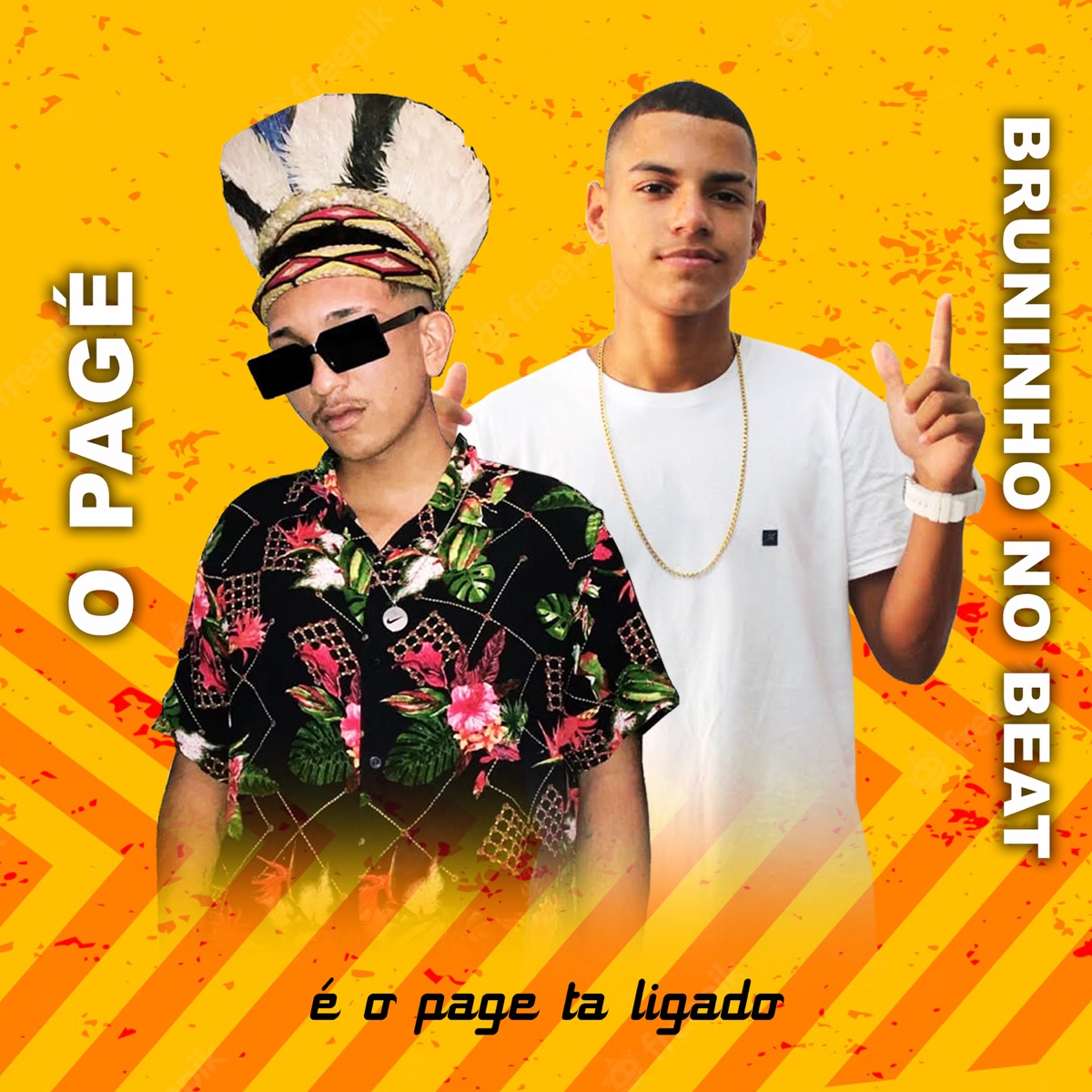 É o Pagé Ta Ligado - EP by O PAGÉ, BRUNINHO NO BEAT & Dasln cds album cover