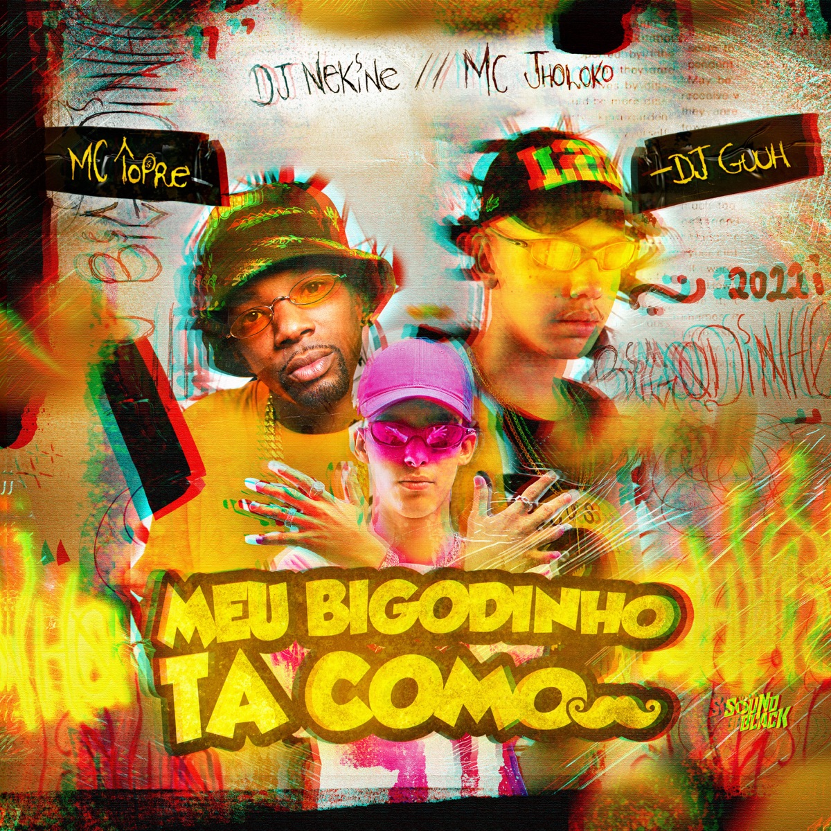 Meu Bigodinho Ta Como - Single by Dj Guuh, MC Topre, Mc Jholoko & DJ NEK$NE album cover
