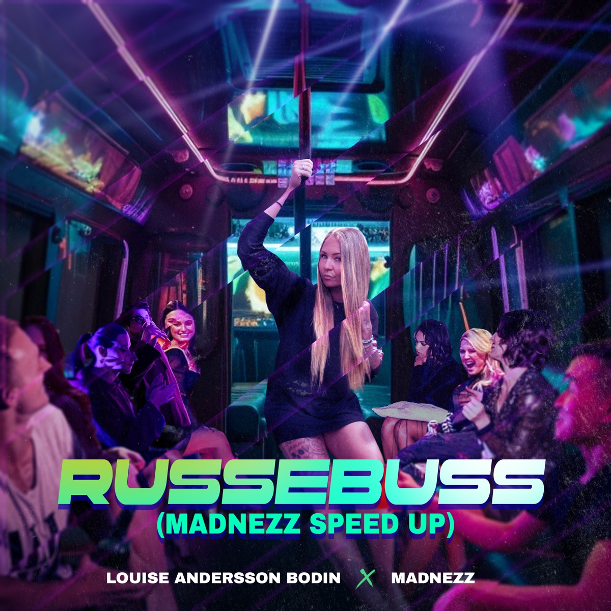 Russebuss (Madnezz Speed Up) - Single by Louise Andersson Bodin & Madnezz album cover