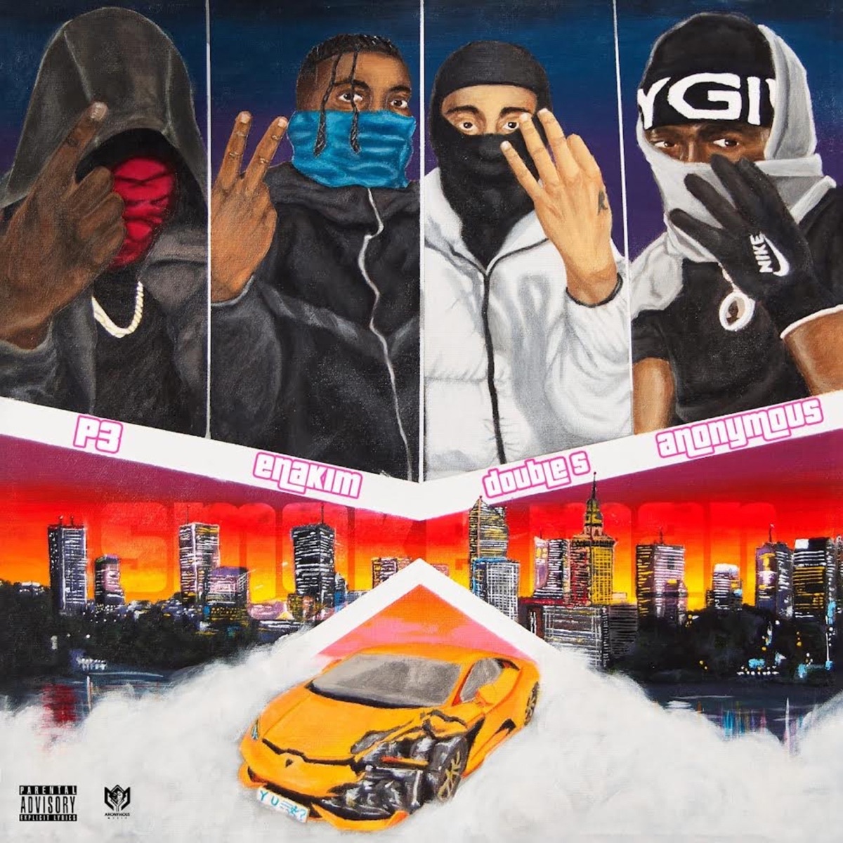 Smoke Man - Single by Anonymous Music, p3, Enakim & Double S album cover