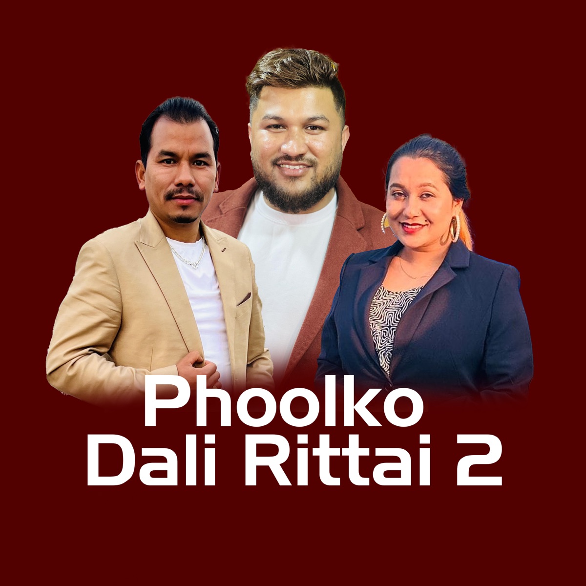 Phoolko Dali Rittai 2 - EP by Gyanendra Shahi, Suman Pariyar & Asha BC album cover