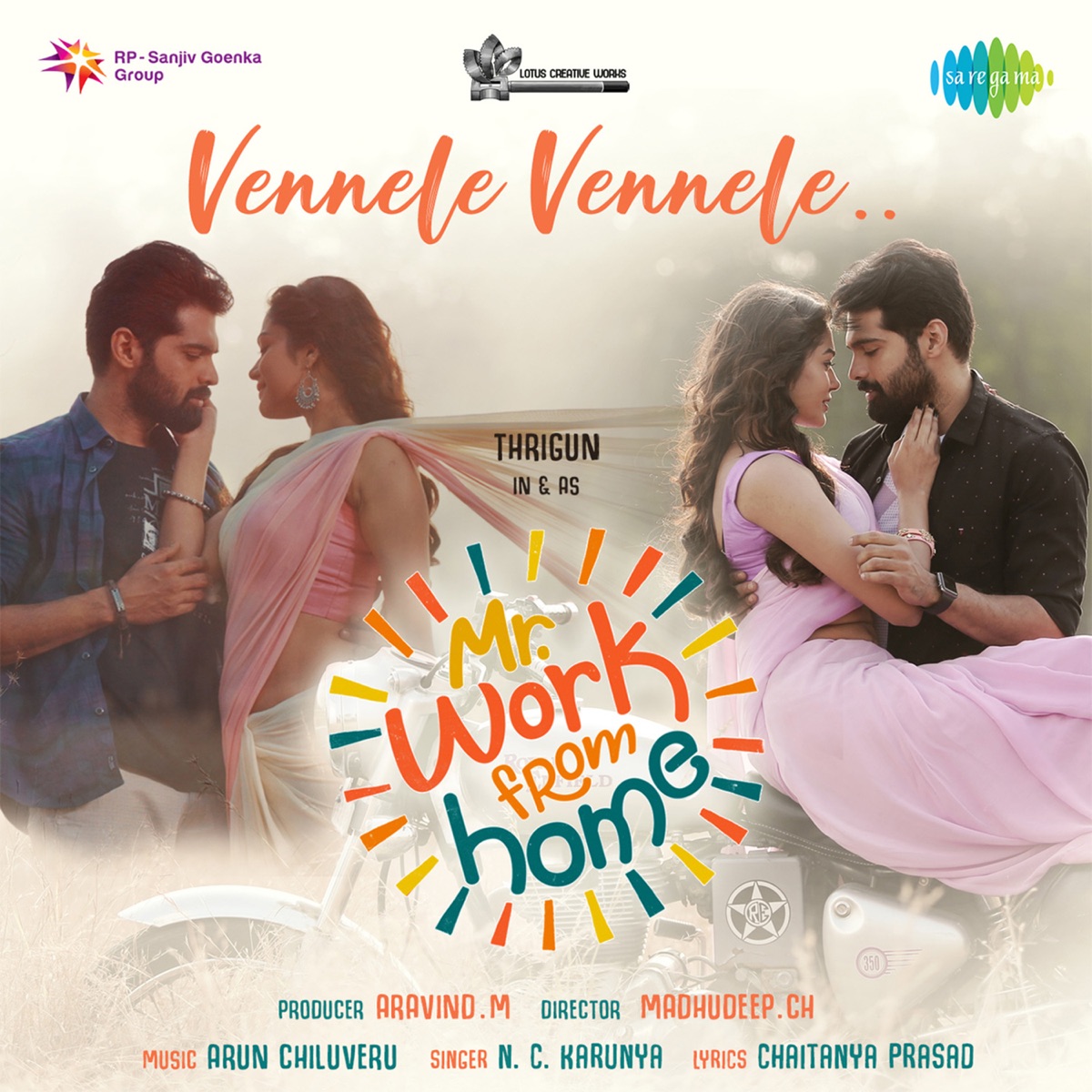 Vennele Vennele (From "Mr. Work from Home") - Single by N.C. Karunya & Arun Chiluveru album cover