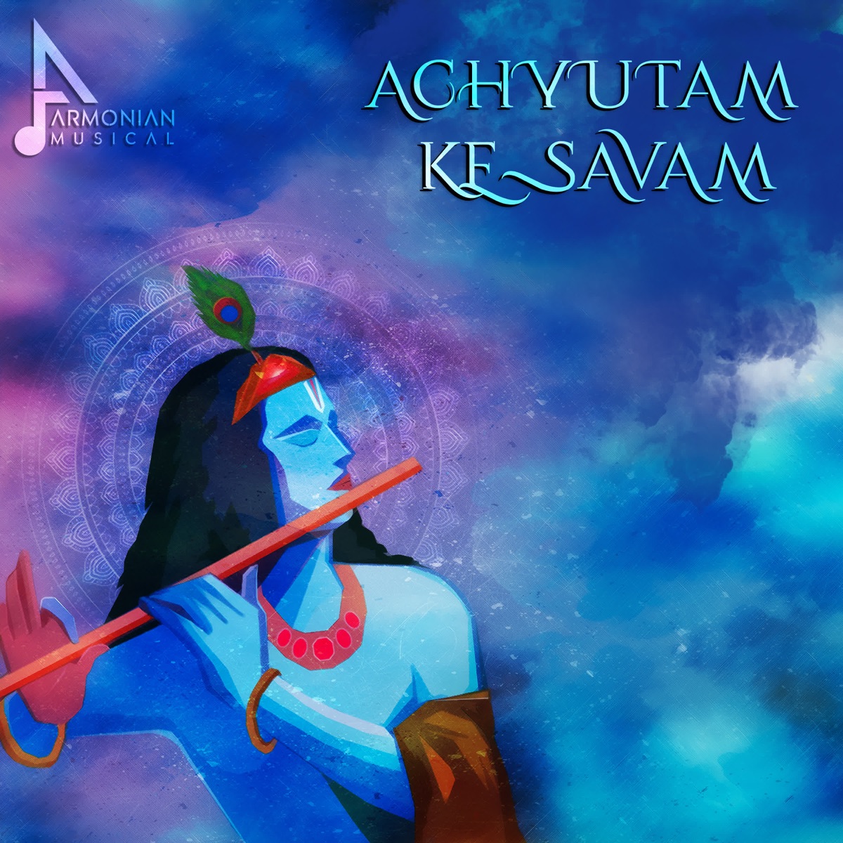 Achyutam Kesavam - Single by Armonian & Harini album cover