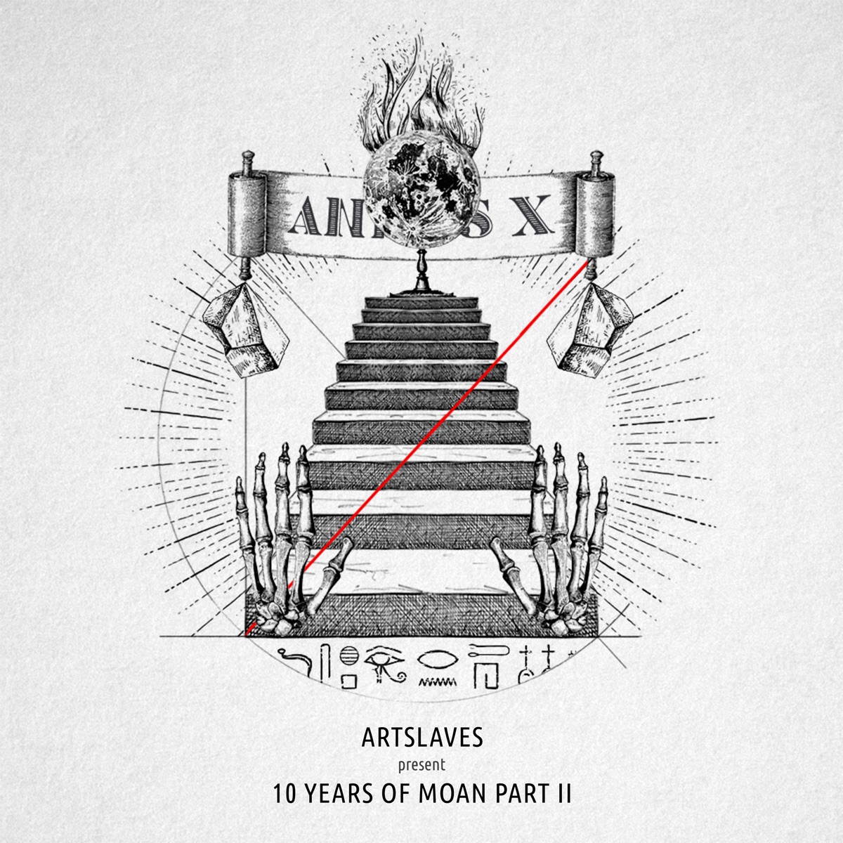 Artslaves Present 10 Years of Moan Part 2 by Artslaves, Reboot, Di Chiara Brothers, Leonardo Gonnelli & Juliche Hernandez album cover