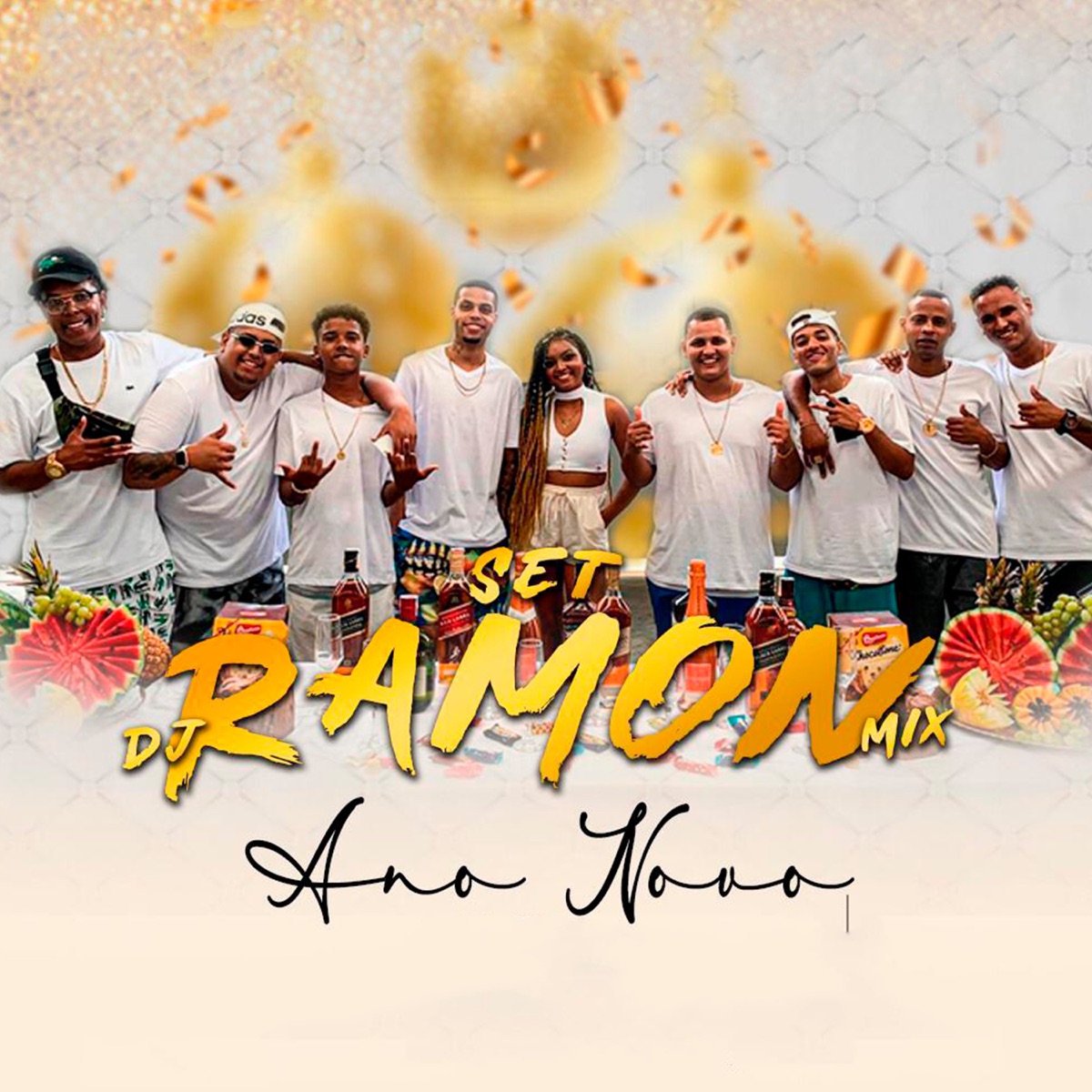 Set Dj Ramon Mix (Ano Novo) [feat. Mc JS, MC Heisen, MC BJR, Mc W13, Mc Thalya, MC Tiago Borges, M.C. Gabriel & MC Boni] - Single by RAMONMIX album cover