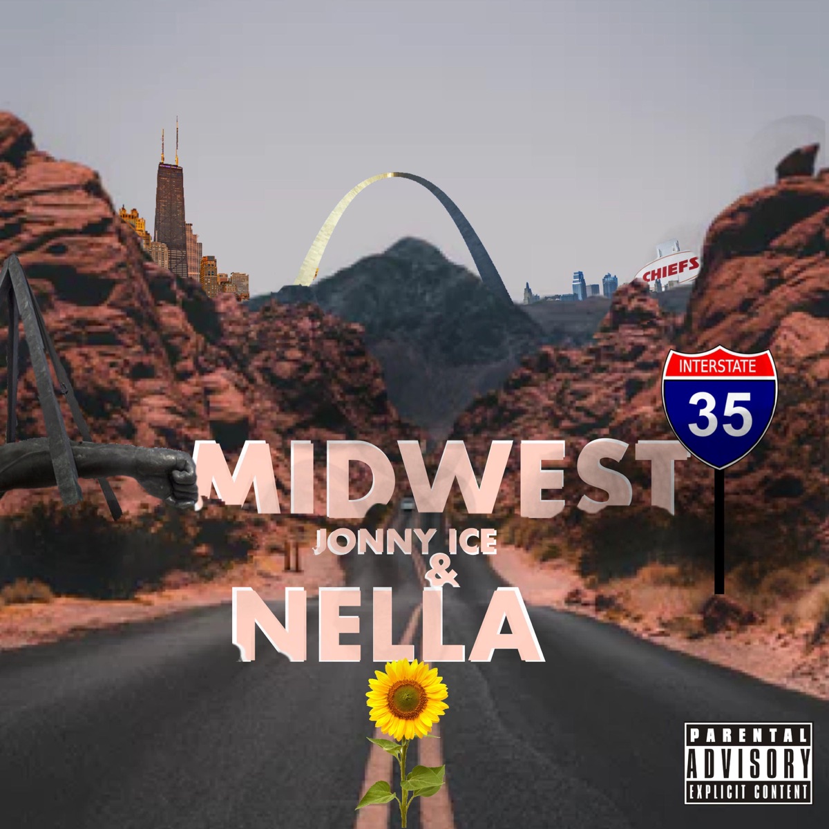 MIDWEST (feat. Jonny Ice) - Single by NELLA album cover