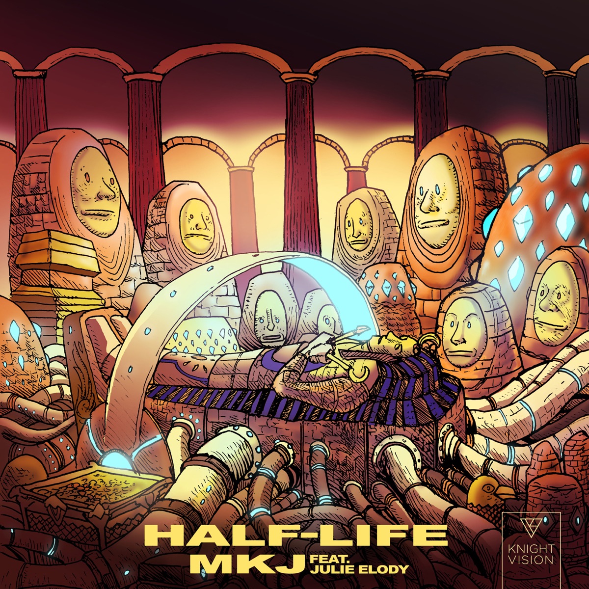 Half Life (feat. Julie Elody) - Single by MKJ album cover