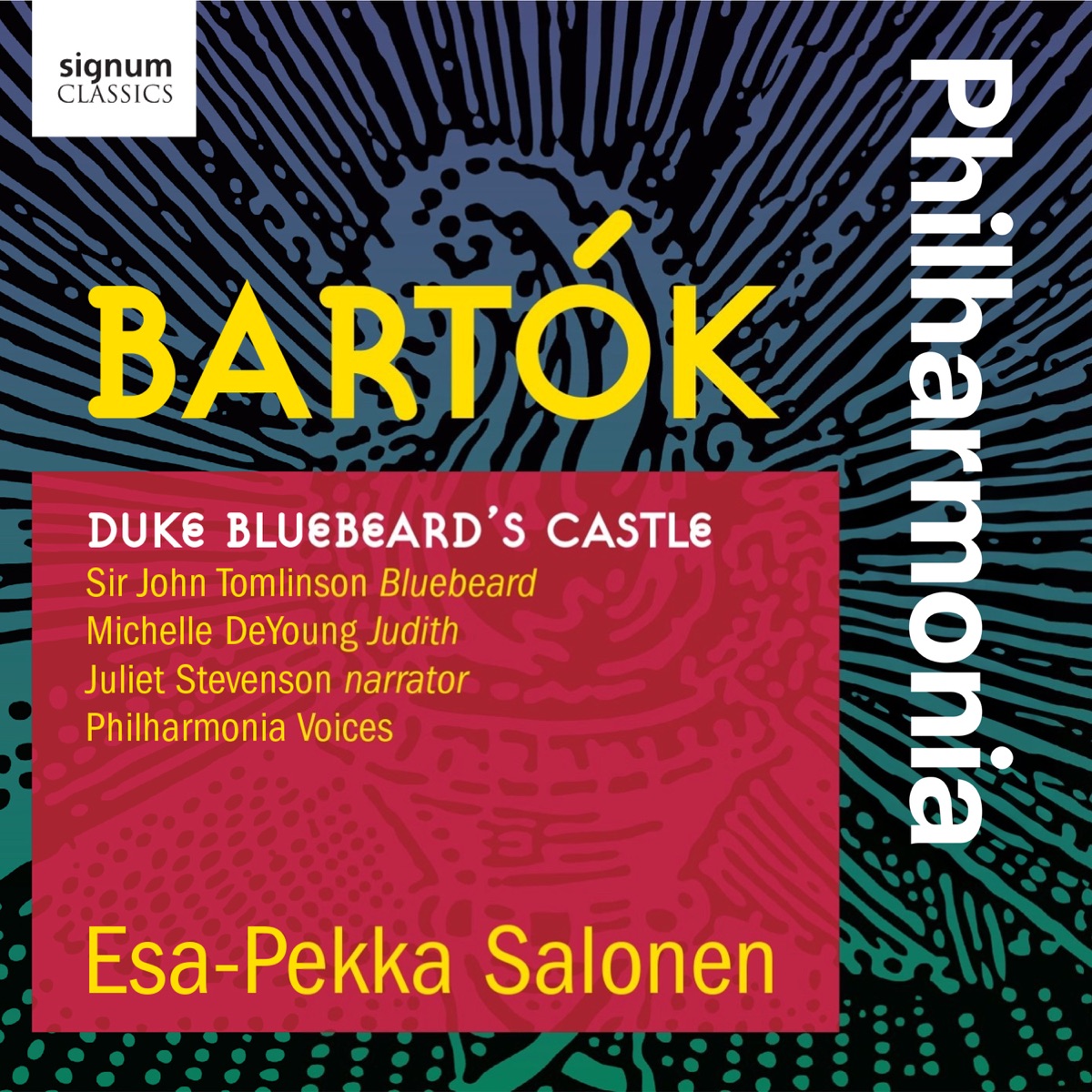 Bartók: Duke Bluebeard's Castle (Live) by Sir John Tomlinson, Michelle DeYoung, Philharmonia Orchestra, Philharmonia Voices & Esa-Pekka Salonen album cover