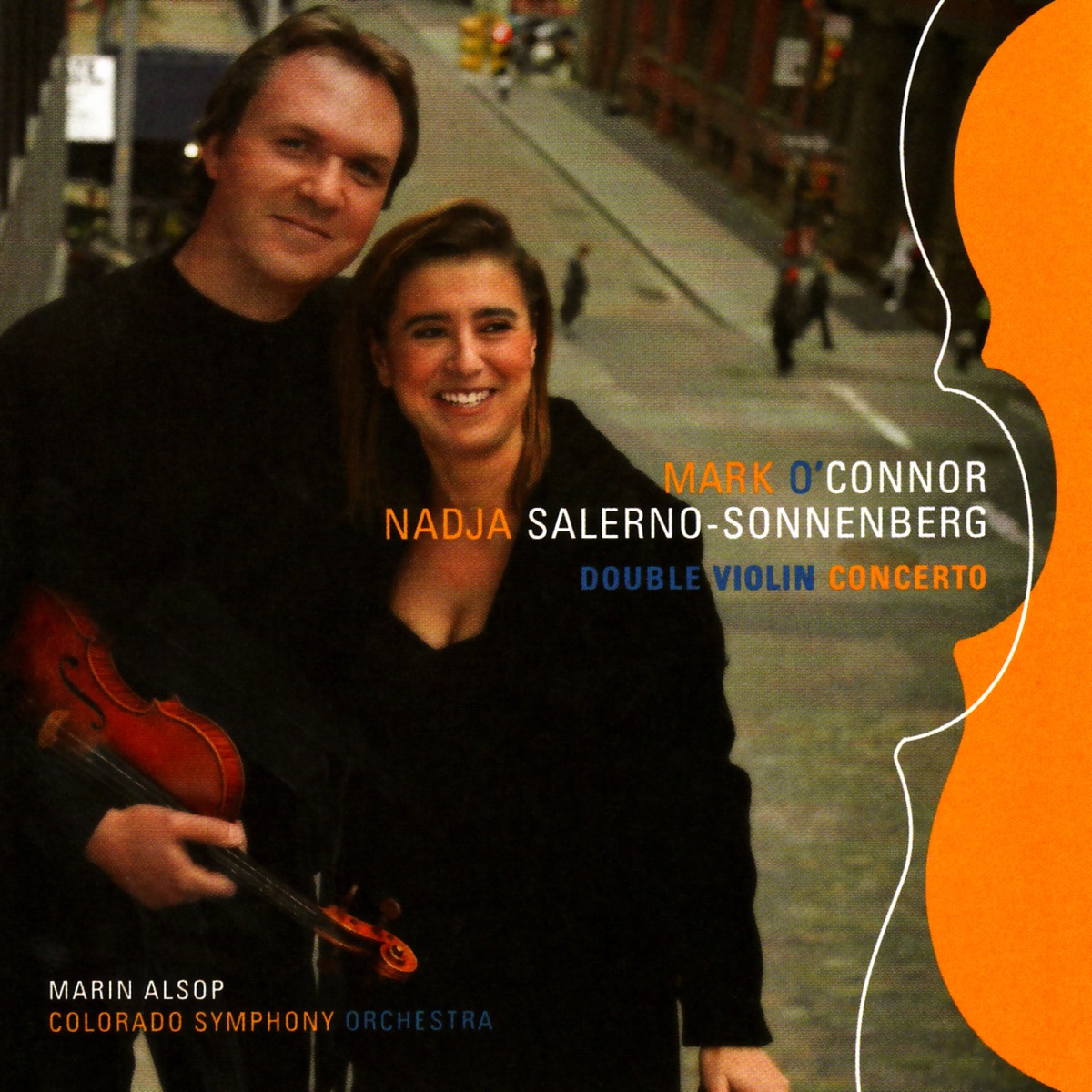 Mark O'Connor: Double Violin Concerto by Nadja Salerno-Sonnenberg, Colorado Symphony & Marin Alsop album cover