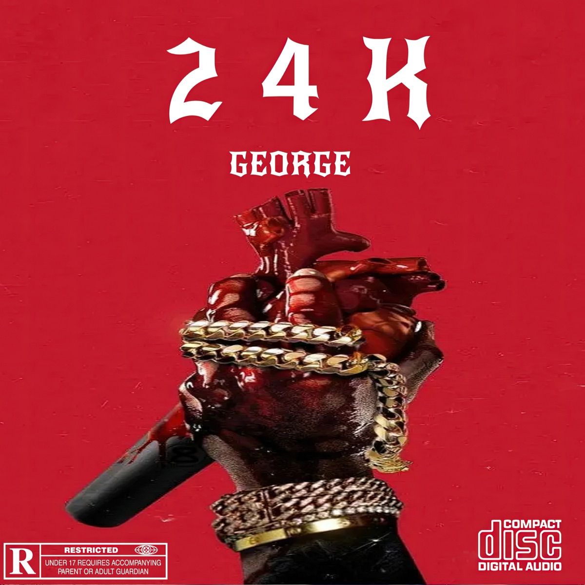 24K (feat. Mala Fama & Coda) - Single by George album cover