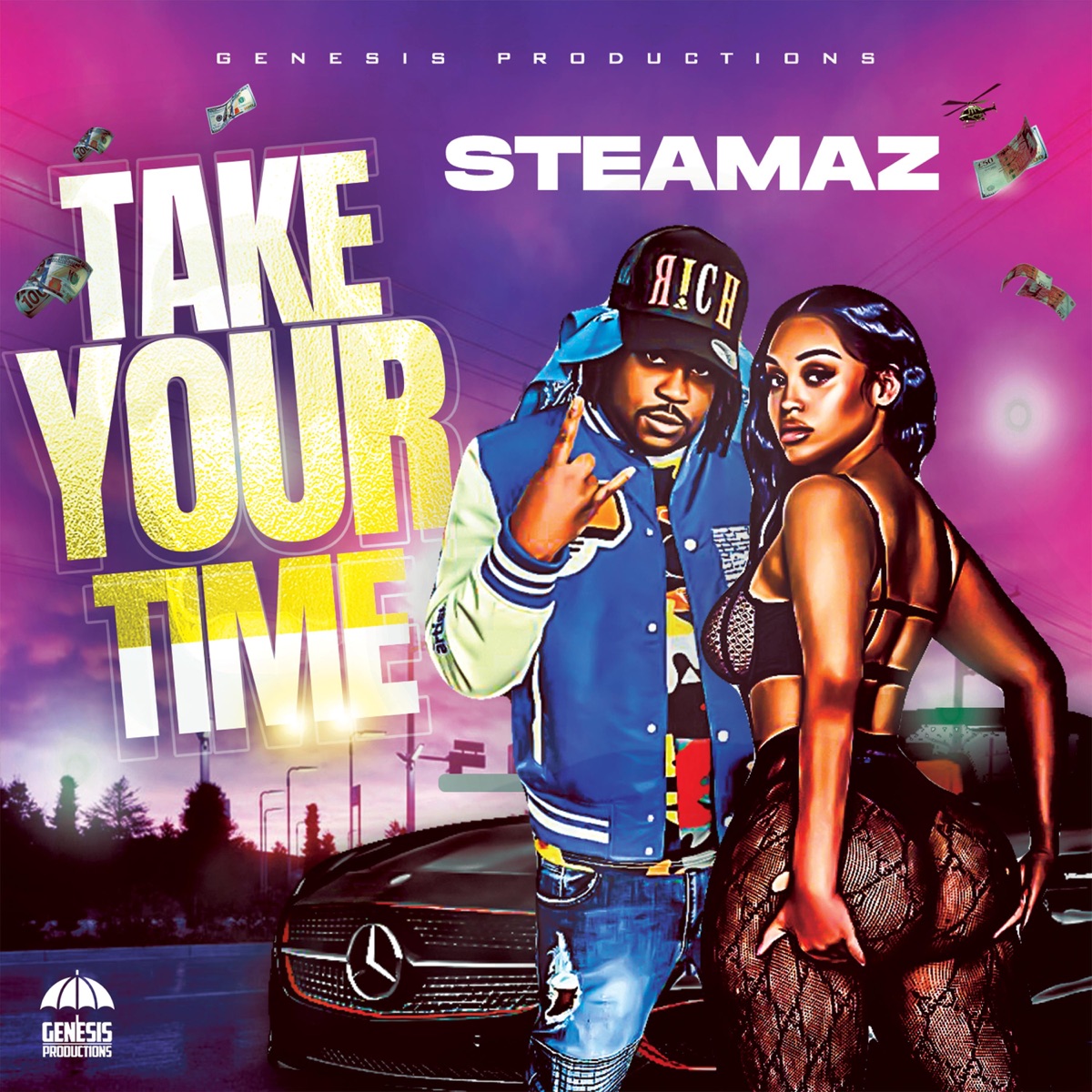 Take Your Time (feat. Dj Genesis) - Single by Steamaz album cover