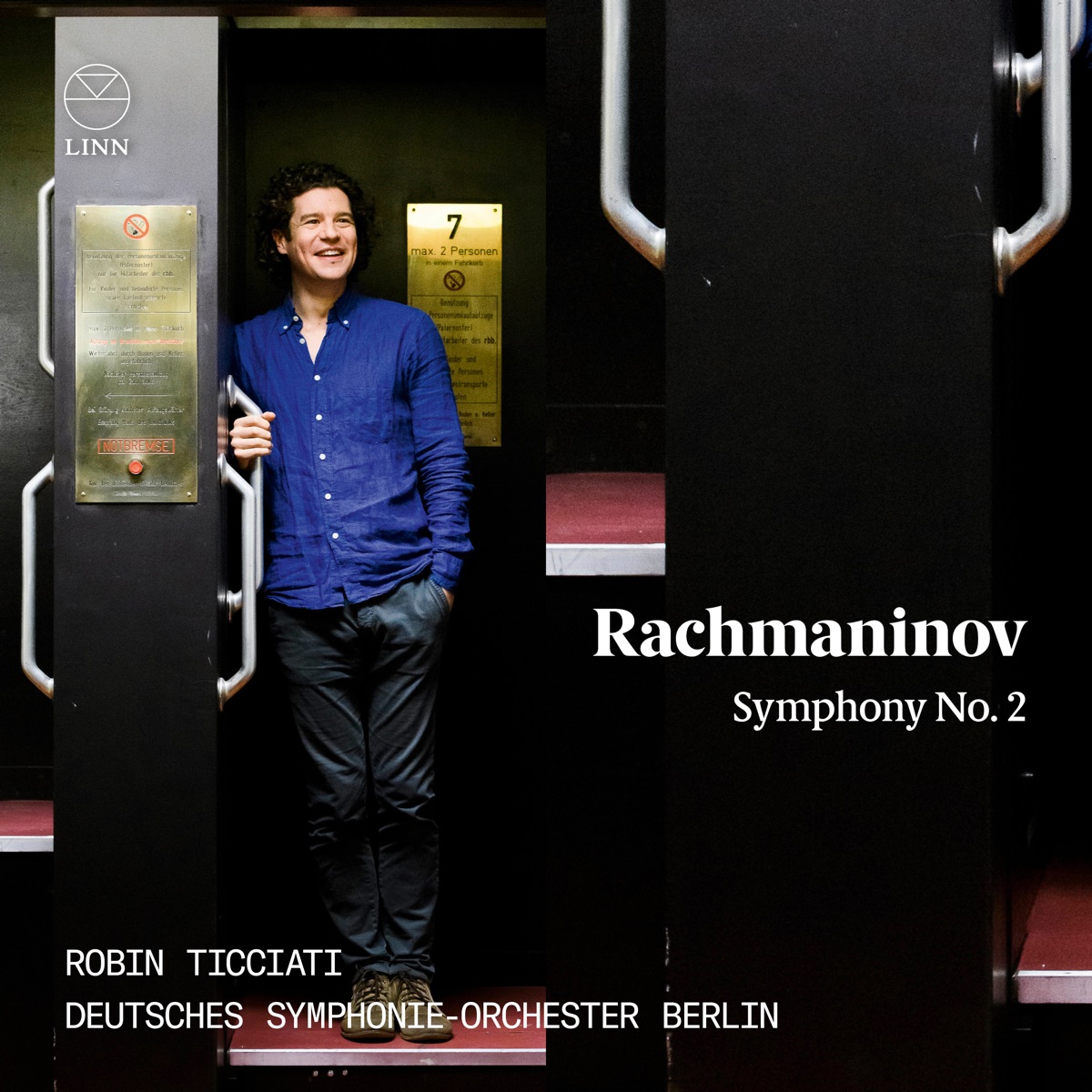 Rachmaninov: Symphony No. 2 by Robin Ticciati & Deutsches Symphonie-Orchester Berlin album cover