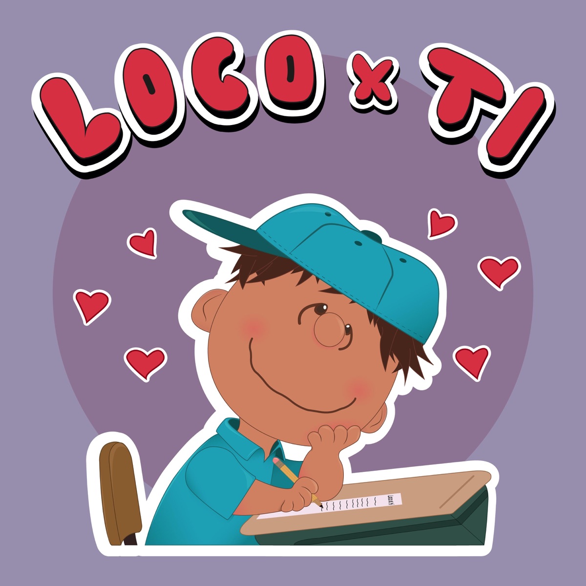 LOCO X TI (feat. HXRDSIGHT) - Single by Manu Vibes album cover