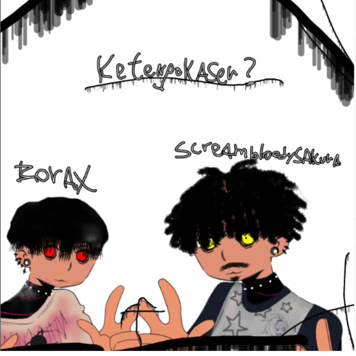 ketengokaser? (feat. screambloodysakura) - Single by Borax album cover
