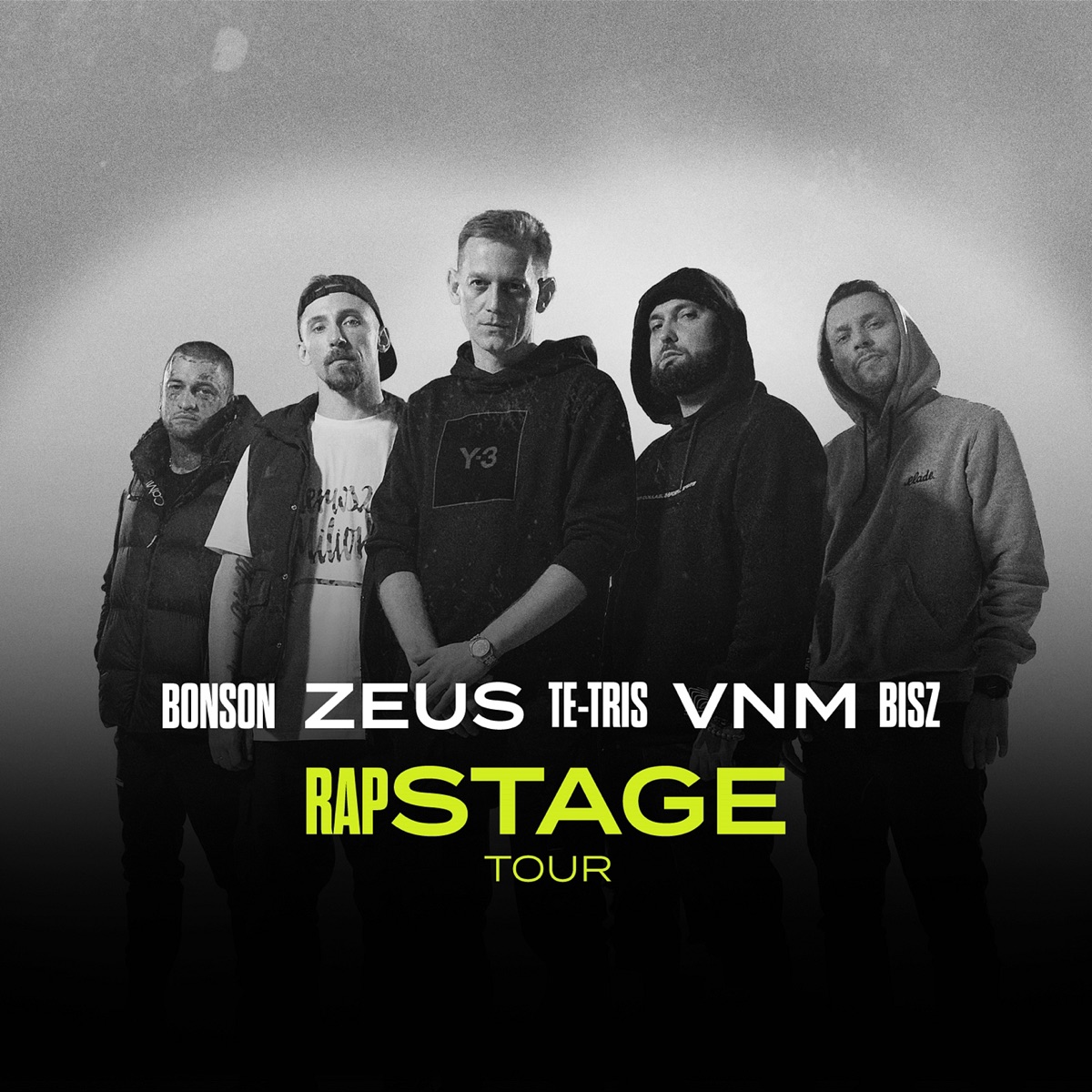Jak u siebie ( RapStageTour 2023 ) (feat. Te-Tris, Zeus) - Single by Bisz (B.O.K), VNM & Bonson album cover