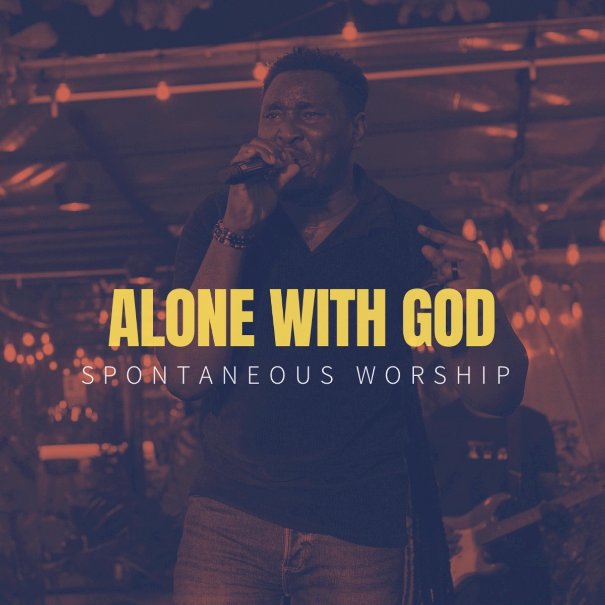 ALONE WITH GOD (Spontaneous Worship) by Victor Thompson album cover