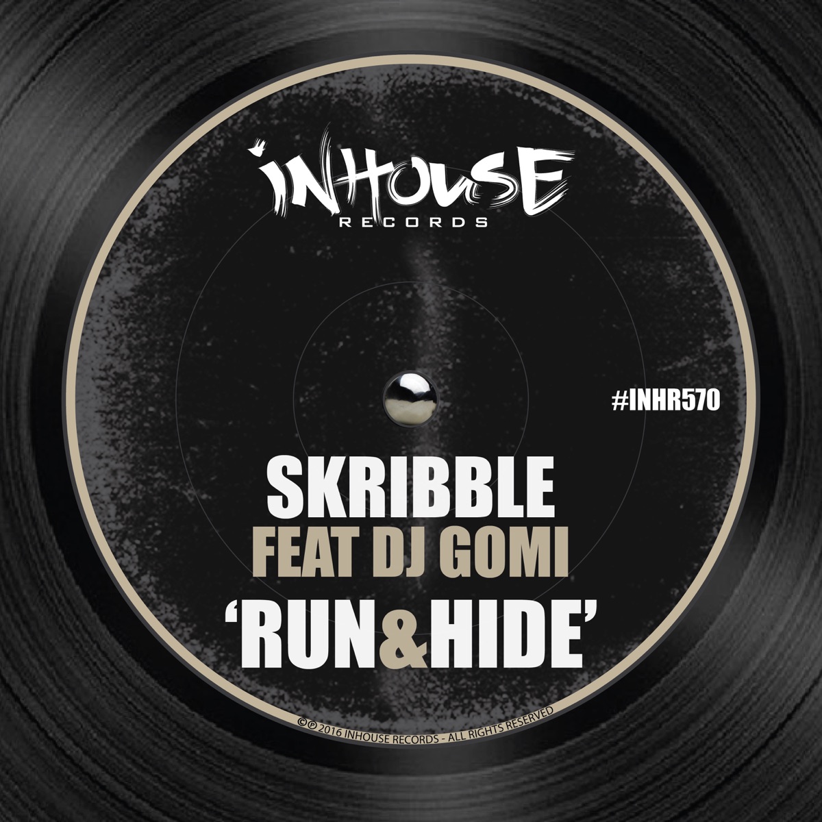Run & Hide - Single by Skribble & DJ Gomi album cover