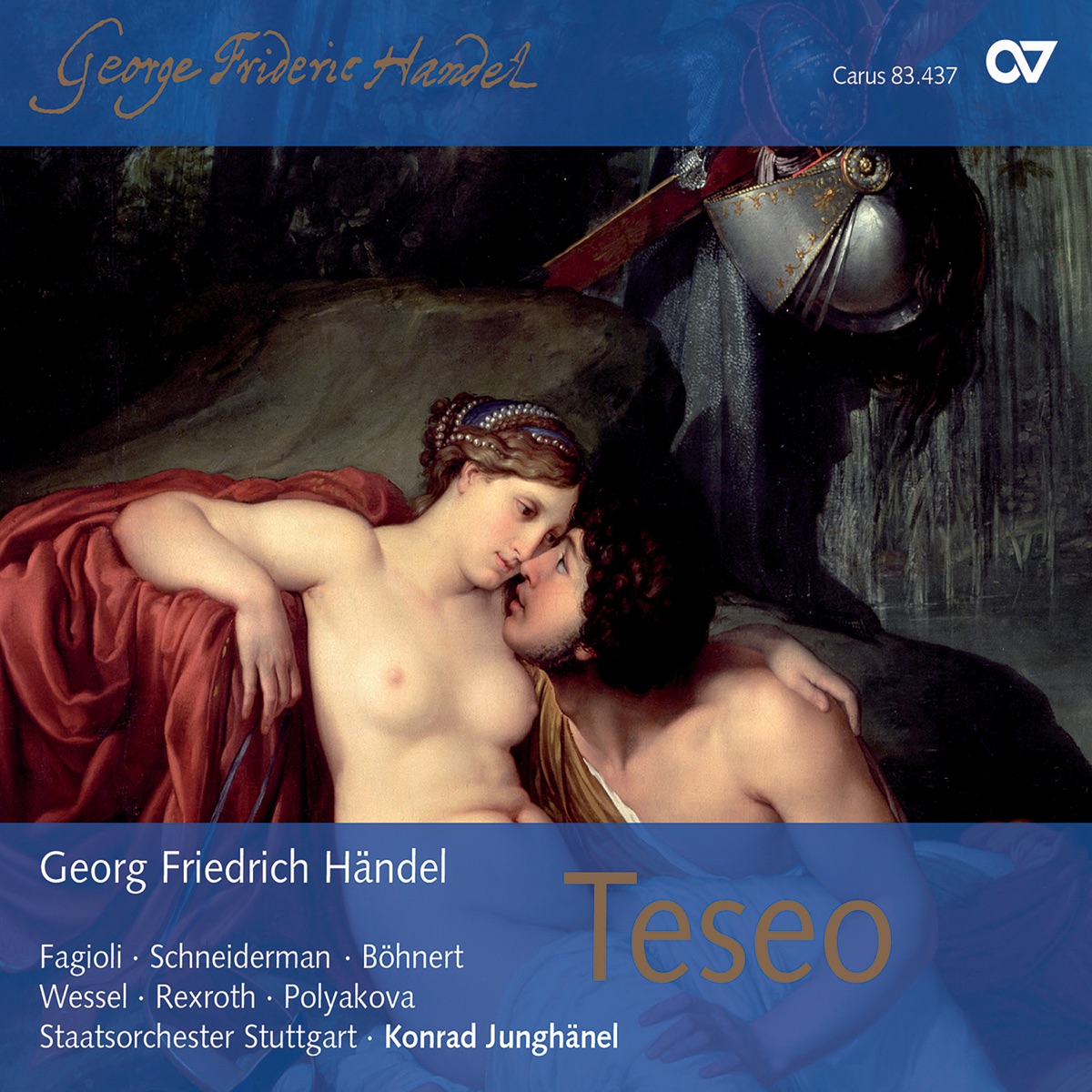 Handel: Teseo, HWV 9 by Jutta Böhnert, Olga Polyakova, Helene Schneiderman, Franco Fagioli, Kai Wessel, Matthias Rexroth, Staatsorchester Stuttgart & Konrad Junghanel album cover